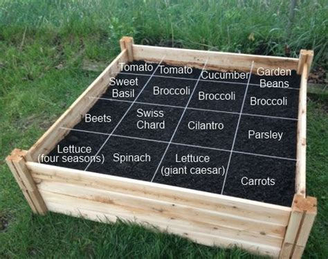 12 Inspiring Square Foot Gardening Plans Ideas For Plant Spacing A