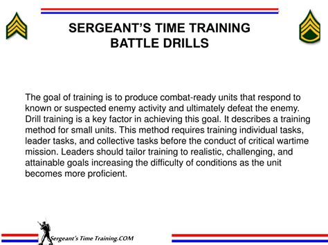 Ppt Sergeants Time Trainingcom Powerpoint Presentation Free