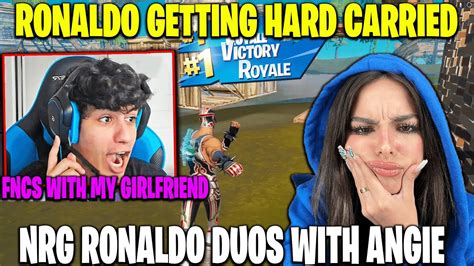 Nrg Ronaldo Playing With His Girlfriend Fortnite Duos Arena And Get A