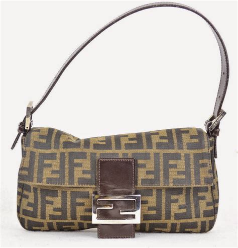 Item Of The Week Fendi Zucca Vintage Baguette Handbag ~ Le Thrift