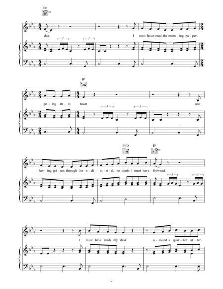 The Day Before You Came By Abba Digital Sheet Music For Piano Vocal Guitar Piano