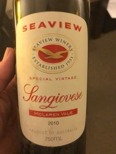 Seaview Special Vintage Sangiovese Vivino