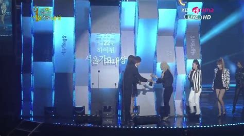 130131 2ne1 Wins The Bonsang Awards At The 22nd High1 Seoul Music