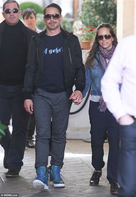 Robert Downey Jr Looks Happy And Relaxed As He Enjoys Lunch Date With