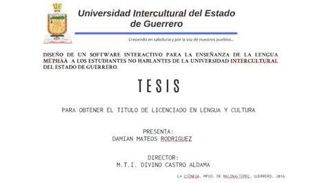 Universidad Intercultural Del Estado De Guerrero By Papito 1234567890