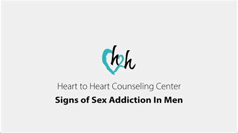 Signs Of Sex Addiction In Men Dr Doug Weiss Youtube
