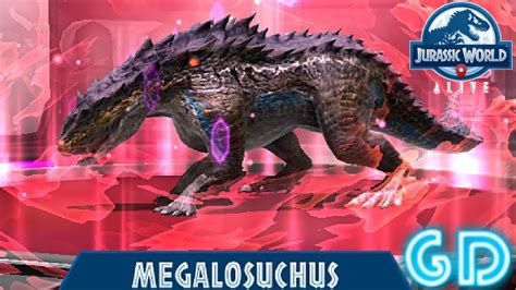 Jurassic World Alive Legendary Megalosuchus Hybrid Youtube