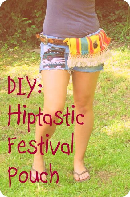 Diy Thursday Hiptastic Festival Pouch With Images Diy Festival