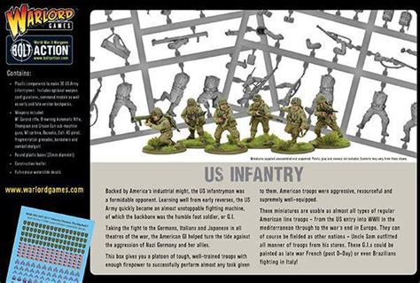 Warlord Games Bolt Action Us Army 28mm Us Infantry Wwii American Gis