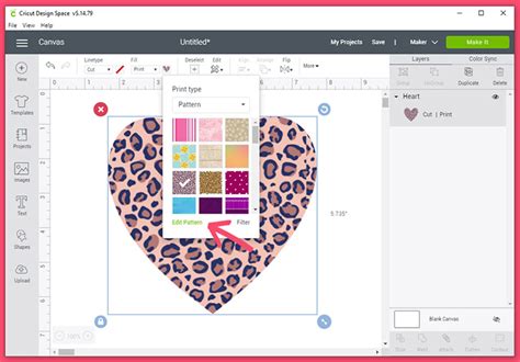 How To Use Patterns In Cricut Design Space ⋆ Dream A Little Bigger