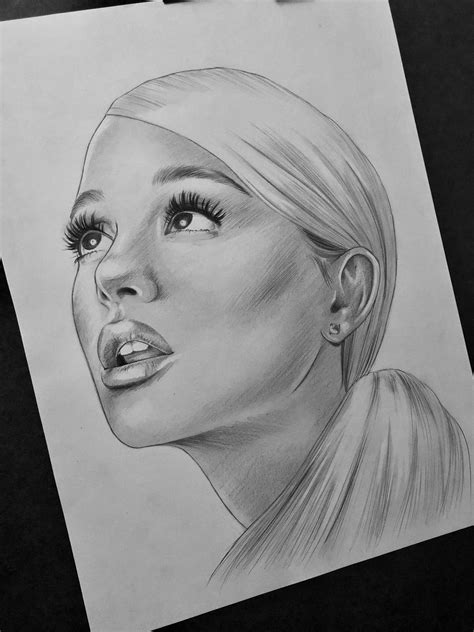 Ariana Grande Easy Drawing Dibujando A Ariana Grande Sidetoside