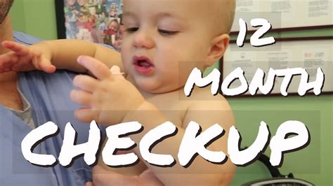 12 Month Checkup Shots We Have To See An Eye Doctor Youtube