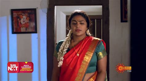 Anu Nair Navel Slipboob And Ass In Red Saree