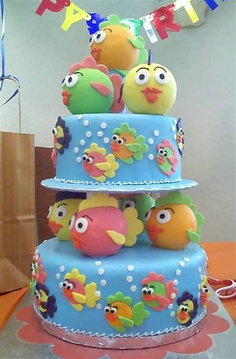 Fish Cake Design Fish Cake Birthday Cool Birthday Cakes Themed Cakes