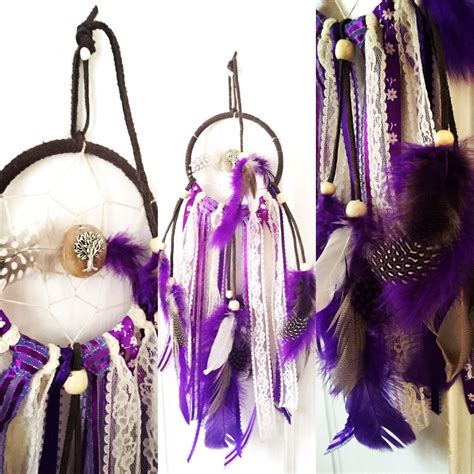 Purple Dreams Dream Catcher By Sassymydesigns On Etsy Bohemian