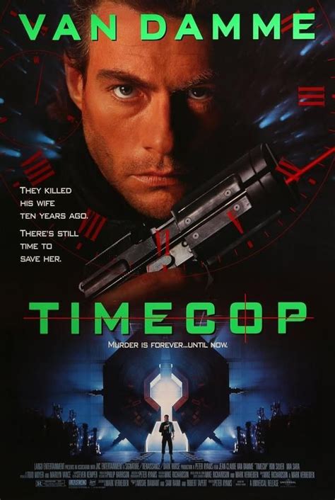 Timecop 1994 Movie Posters Van Damme Action Movie Poster