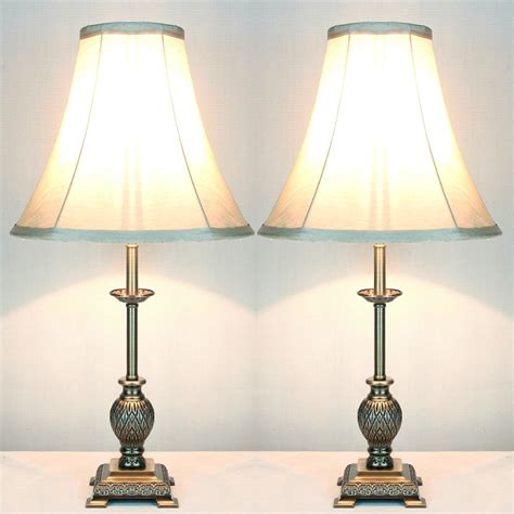 Buy Pair Of Traditional Antique Style Table Bedside Lamps Online In