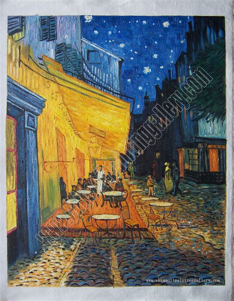 Cafe Terrace At Night Van Gogh Oil Painting Reproduction China