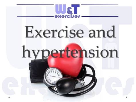 Exercise And Hypertension Ppt