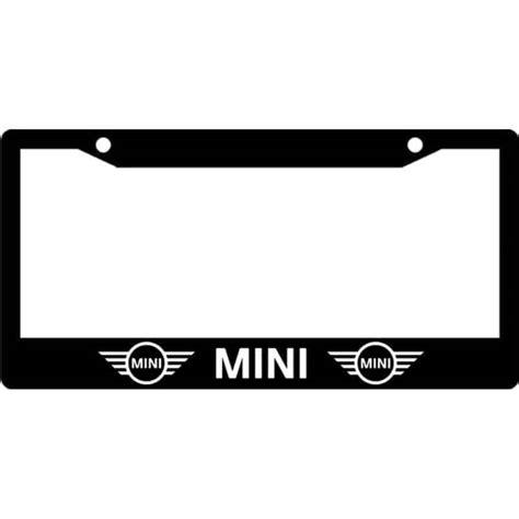 Mini Cooper Logo License Plate Frame