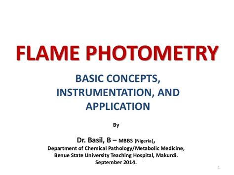 Flame Photometry