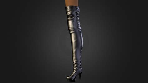 Thigh Boots 3d Model By Jovanisakovic Dpdquwc Sketchfab