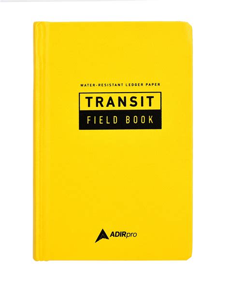 Hardcover Transit Field Book 6 Pack Alpine