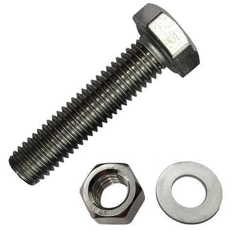 38 X 1 Stainless Bolts Nuts And Washers Bolt Measuring Gauge Ebay