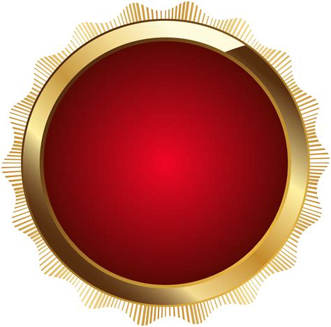 Seal Badge Red Png Transparent Clip Art Gallery Yopriceville High