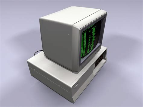 Old Computer 3d Model 3ds Max Files Free Download Modeling 47195 On