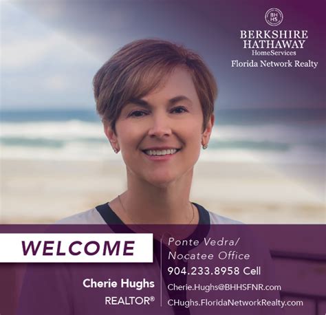 Berkshire Hathaway Homeservices Florida Network Realty Welcomes Cherie Hughs Real Estate Agency
