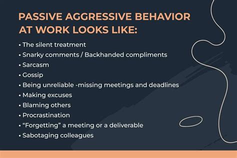 The 5 Best Ways To Deal With Passive Aggressive Behavior At Work Maya