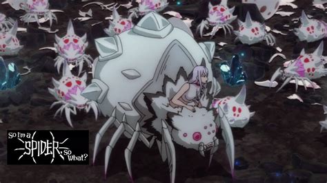 So Im An Arachne So What All Aracne Kumoko Scenes Isekai Spider Anime Kumo Desu Ga Nani