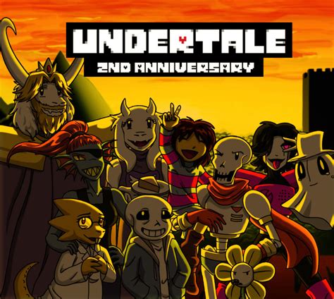 Undertale 2nd Anniversary By Skellydoodle On Deviantart