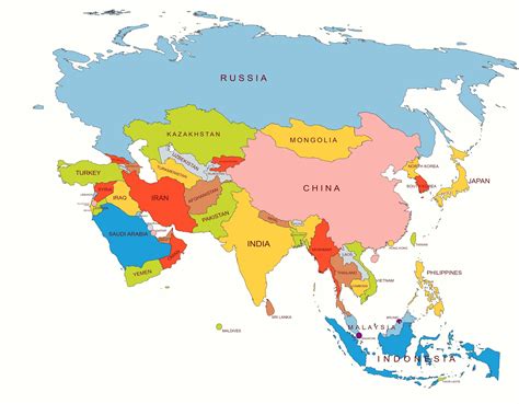 Výstava Věnovat Alias Map Of Asia With Capitals Kontrakce Kontrolovat