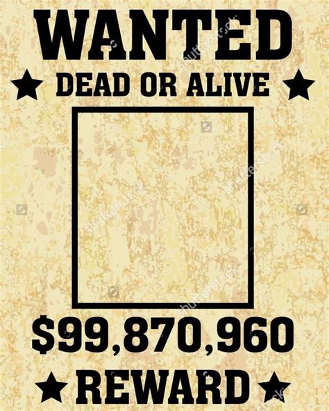 Free Wanted Poster Template For Powerpoint Riset