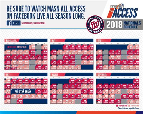 We list the date, time, matchup, and the television station broadcasting game 1 through. MASN announces 2018 Washington Nationals broadcast ...