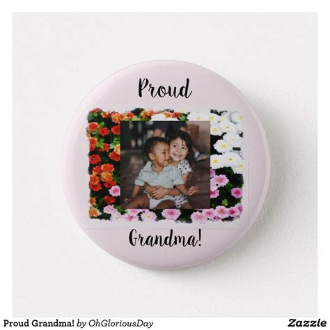Proud Grandma Cool Ts How To Make Buttons Ts