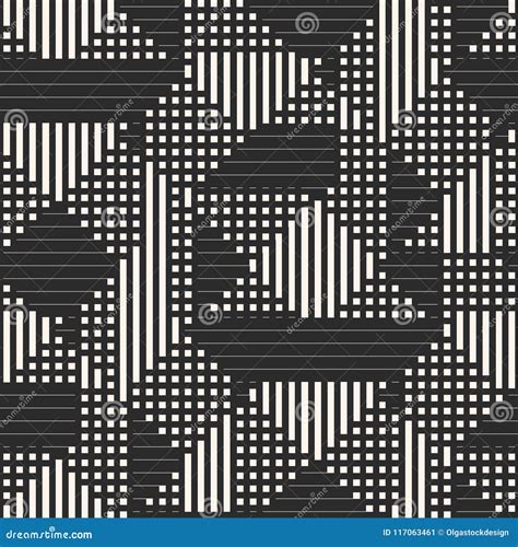 Vector Geometric Seamless Pattern With Stripes Squares Lines Sports