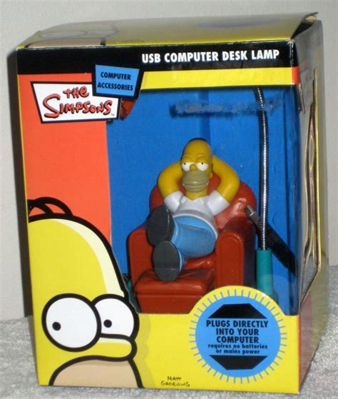 Homer Simpson Usb Computer Desk Lamp Plugs Into Usb Computer Or Laptop