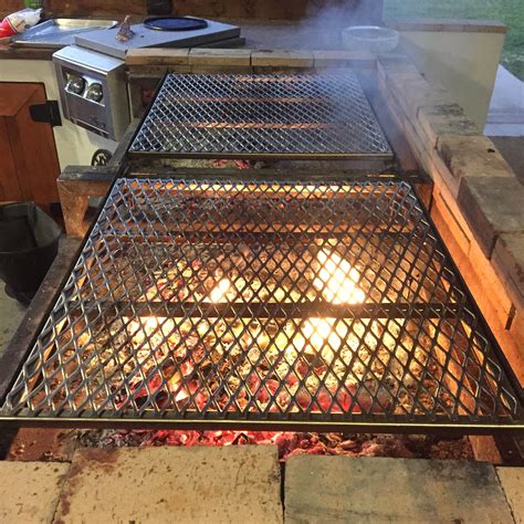Custom Stainless Steel Fire Pit Grate And Replacement Bbq Grates Etsy