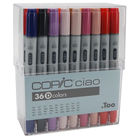 Copic Ciao Marker Set Of 36color Set D Copic Ciao Marker Copic