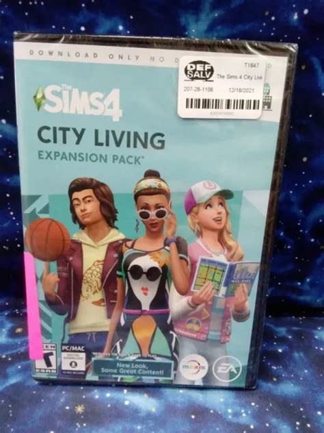 The Sims 4 Electronic Arts City Living Expansion Pack Pcmac Sealed £20