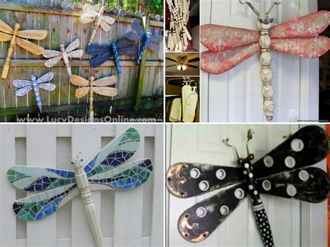 Diy Table Leg Dragonfly Garden Art Easy Video Tutorial Ceiling Fan
