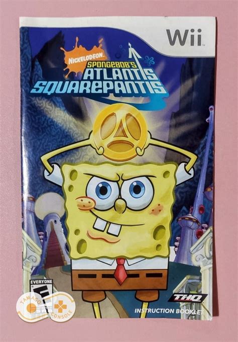 spongebob s atlantis squarepantis [wii game] [ntsc english language] [cib complete in box