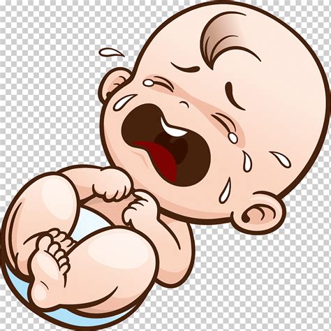 Ilustración De Bebé Llorando Niño Llorando De Dibujos Animados Bebé