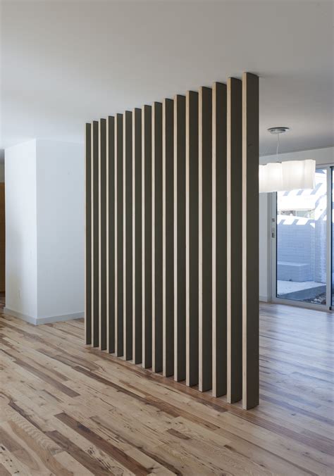 Diy Wood Slat Wall Divider Diy Mid Century Walnut Room Divider