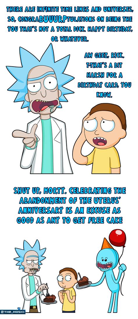 Rick and Morty Birthday card by Memoski on DeviantArt