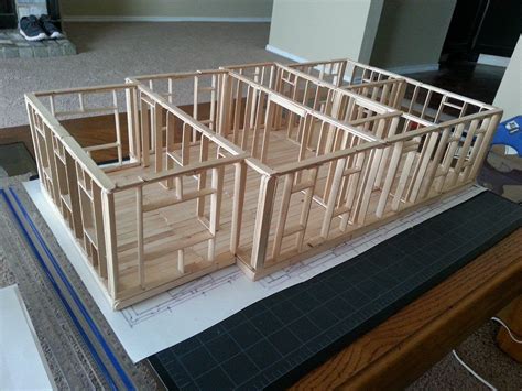 (2 for the roof, and 3 walls). popsicle stick house blueprints - Google Search | Popsicle stick houses, Popsicle house, Craft ...