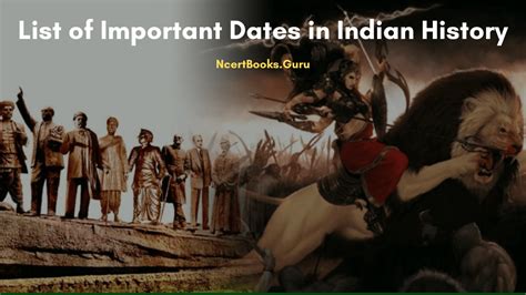 Important Dates In Indian History List Of Major Events Of Indian